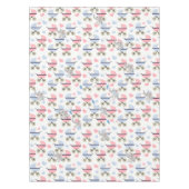 Tablecloth Baby Stroller Stork Pink Blue Elephant Tischdecke (Vorderseite)
