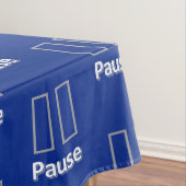 Tablecloth Blue Pause Tischdecke (Beispiel)