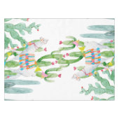 Tablecloth Boho Llama Bohemisch Cacti Wüste Blume Tischdecke (Vorderseite (Horizontal))
