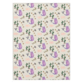 Tablecloth Cat Fish Cactus Paws Meow Tischdecke (Vorderseite)