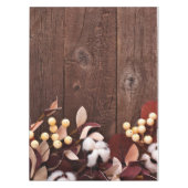 Tablecloth Cotton Branch auf Dunkelholz Stem Count Tischdecke (Vorderseite)