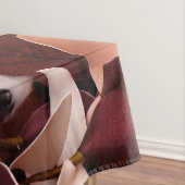 Tablecloth Cotton Branch auf Dunkelholz Stem Count Tischdecke (Beispiel)