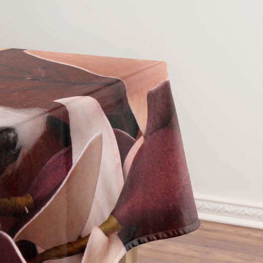 Tablecloth Cotton Branch auf Dunkelholz Stem Count Tischdecke (Beispiel)