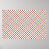 Tablecloth Design For A Clown's Funeral Reception Poster (Vorne)