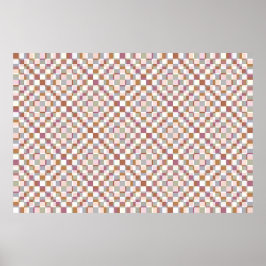 Tablecloth Design For A Clown's Funeral Reception Poster