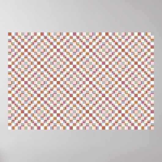 Tablecloth Design For A Clown's Funeral Reception Poster (Vorne)