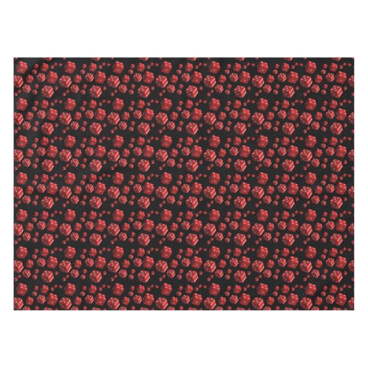 Tablecloth Dice Tischdecke (Vorderseite (Horizontal))