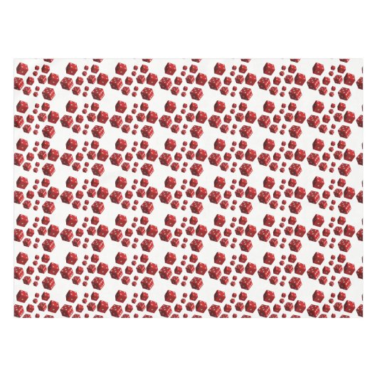 Tablecloth Dice Tischdecke (Vorderseite (Horizontal))