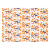Tablecloth Fairy Orange Hearts Tischdecke (Vorderseite (Horizontal))