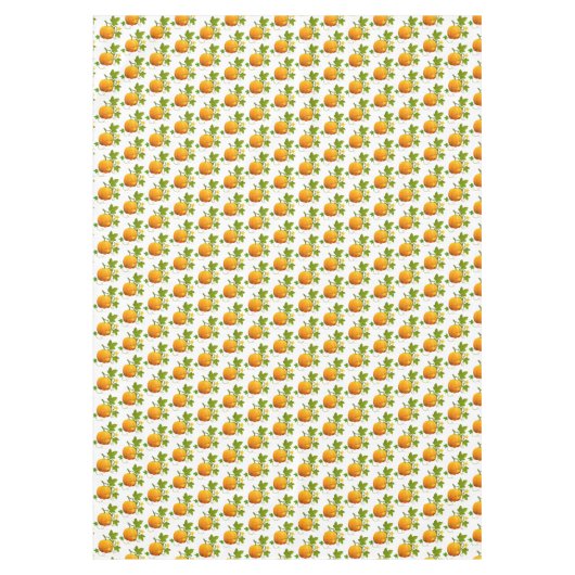 Tablecloth Fall Pumpkin Vine Tischdecke (Vorderseite)