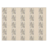 Tablecloth France Paris beige schwarz Tischdecke (Vorderseite (Horizontal))