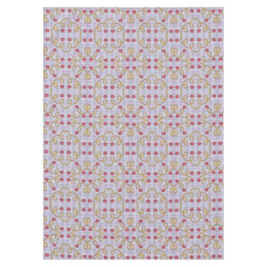 Tablecloth, frohe Weihnachten Blaue Karierte rote  Tischdecke (Vorderseite)