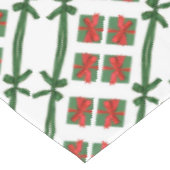Tablecloth, frohe Weihnachten Grüne Bogen rot Tischdecke (Schrägansicht)