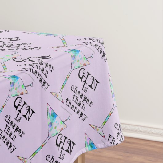 TABLECLOTH - GIN IST KÄAPER ALS THERAPIE TISCHDECKE (Beispiel)