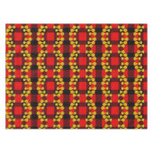 Tablecloth Giraffe Rotes Schwarzes Kariert Tischdecke (Vorderseite (Horizontal))