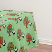 Tablecloth Green Black Sheep Trees Tischdecke (Beispiel)