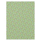 Tablecloth Green Orange Hearts Sheep Tischdecke (Vorderseite)