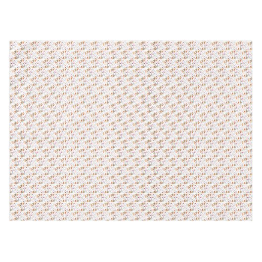 Tablecloth Happy Thanksgiving Segne unsere Zuhause Tischdecke (Vorderseite (Horizontal))