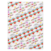Tablecloth Happy Valentine's Day Happy Birthday Tischdecke (Vorderseite)