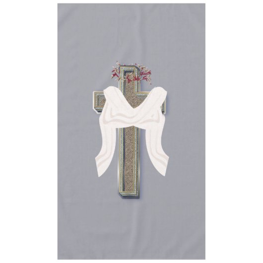 Tablecloth Haushaltswäsche Grau Hintergrund Tischdecke (Vorderseite)