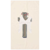 Tablecloth Hauswäsche Beige Hintergrund Tischdecke (Vorderseite)