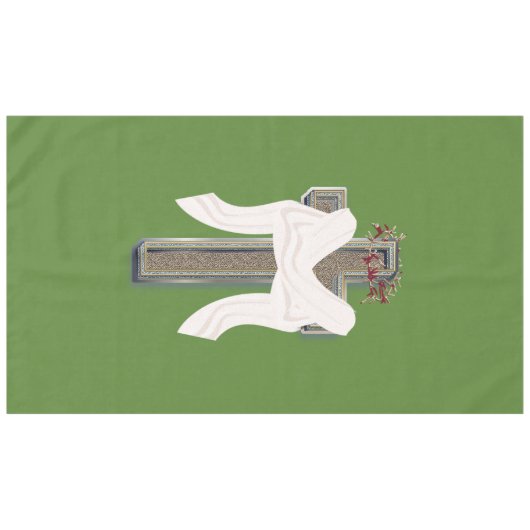 Tablecloth Household Leinen Grüner Hintergrund Tischdecke (Vorderseite (Horizontal))