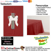 Tablecloth Household Leinen Red Background Tischdecke