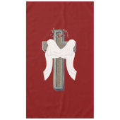 Tablecloth Household Leinen Red Background Tischdecke (Vorderseite)