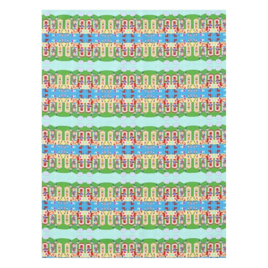 Tablecloth Ice Cream Beach Fun Tischdecke (Vorderseite)