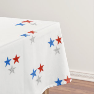 Tablecloth July 4 th Patriotic Stars Tischdecke