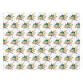 Tablecloth Kitten Drinks Fairy Tischdecke (Vorderseite (Horizontal))