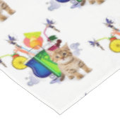 Tablecloth Kitten Drinks Fairy Tischdecke (Schrägansicht)