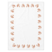 Tablecloth - Kupferdraht Hühner Tischdecke (Vorderseite)