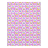 Tablecloth Lila Karierter Elephant Tischdecke (Vorderseite)