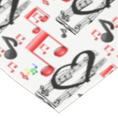Tablecloth Musician Tischdecke (Schrägansicht)