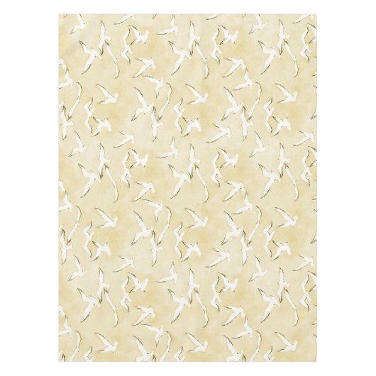 Tablecloth - Nautical Ocean Seagulls Tischdecke (Vorderseite)