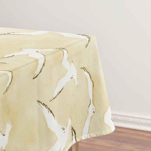 Tablecloth - Nautical Ocean Seagulls Tischdecke (Beispiel)