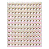 Tablecloth Oaster Bunny Eggs Pink Tischdecke (Vorderseite)