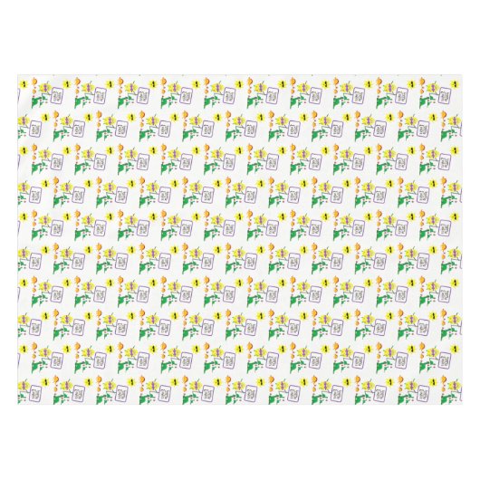 Tablecloth Oaster Dinosaurier Tischdecke (Vorderseite (Horizontal))