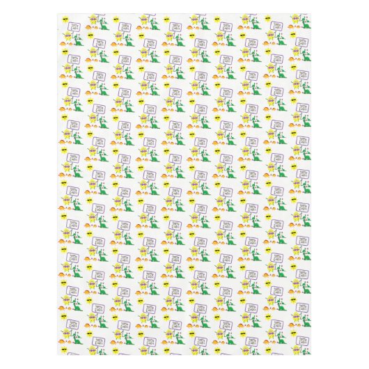 Tablecloth Oaster Dinosaurier Tischdecke (Vorderseite)