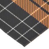 Tablecloth Orange Black Halloween Kariert Tischdecke (Schrägansicht)