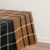 Tablecloth Orange Black Halloween Kariert Tischdecke (Beispiel)