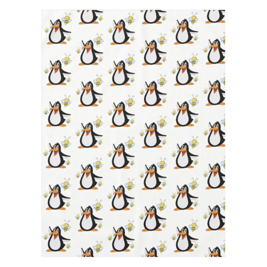 Tablecloth Penguin Bumblebee Tischdecke (Vorderseite)
