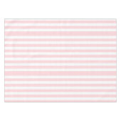 Tablecloth Pink & White Stripe Tischdecke (Vorderseite (Horizontal))