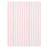 Tablecloth Pink & White Stripe Tischdecke (Vorderseite)