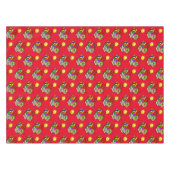 Tablecloth Red Bookworm Books Apple Tischdecke (Vorderseite (Horizontal))