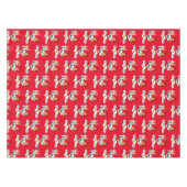 Tablecloth Red Chicken Eggs Tischdecke (Vorderseite (Horizontal))