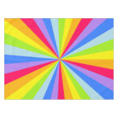 Tablecloth Regenbogen Sternexplosion Tischdecke (Vorderseite (Horizontal))