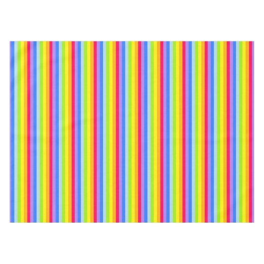 Tablecloth Regenbogenstreifen Tischdecke (Vorderseite (Horizontal))