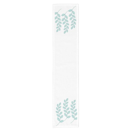 Tablecloth Runner-Blätter Kurzer Tischläufer (Vorderseite)